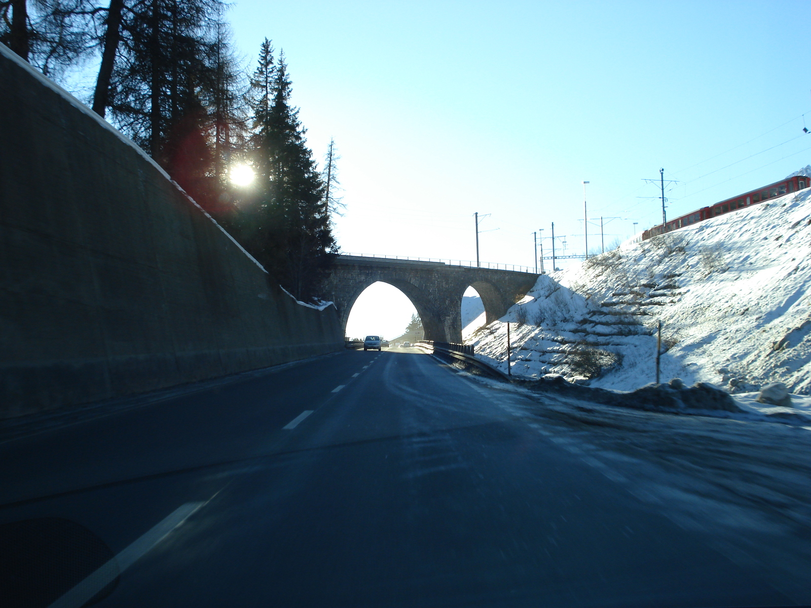 Picture Swiss Pontresina to St Moritz Road 2007-01 4 - Store Pontresina to St Moritz Road