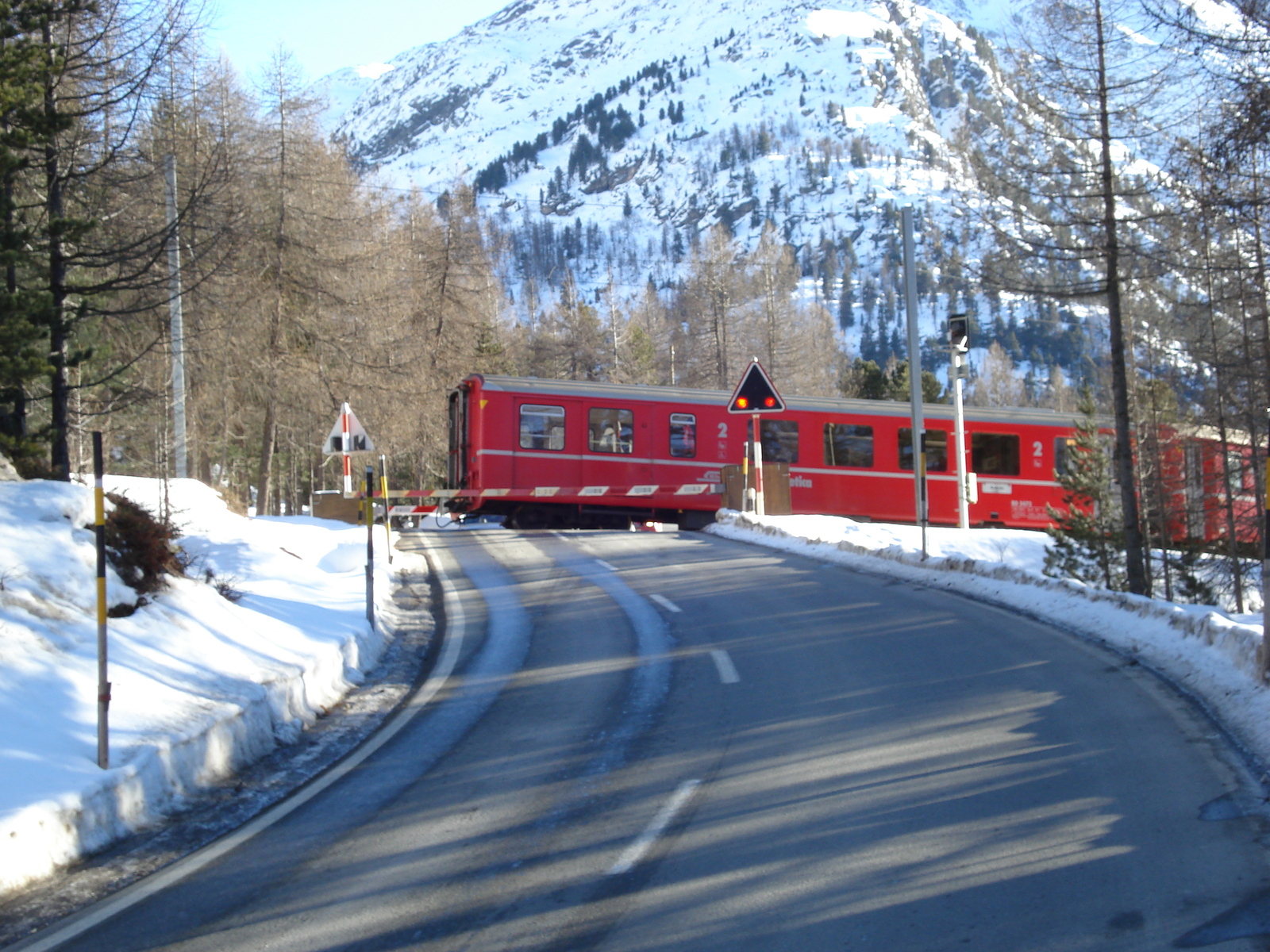 Picture Swiss From Pontresina to Lago Bianco 2007-01 87 - Road Map From Pontresina to Lago Bianco