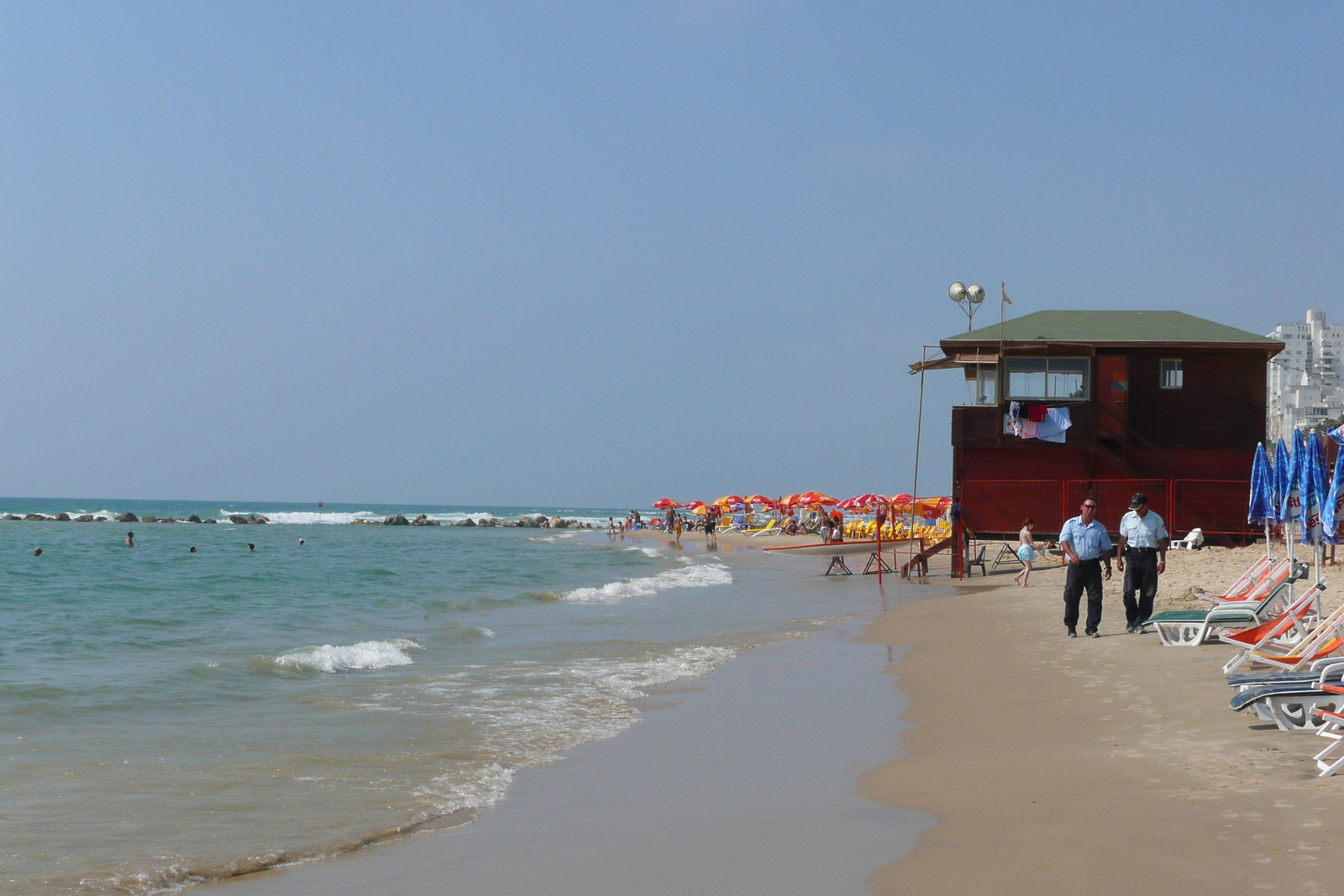 Picture Israel Bat Yam Beach 2007-06 51 - Map Bat Yam Beach