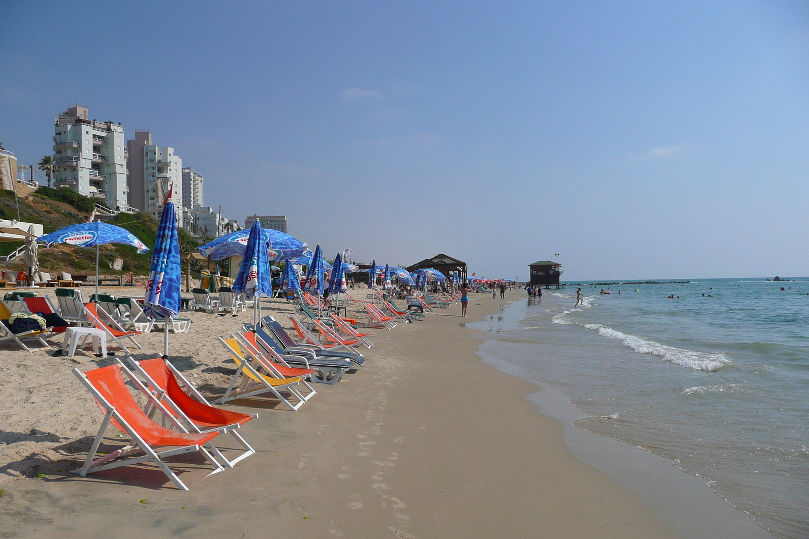 Picture Israel Bat Yam Beach 2007-06 54 - Map Bat Yam Beach