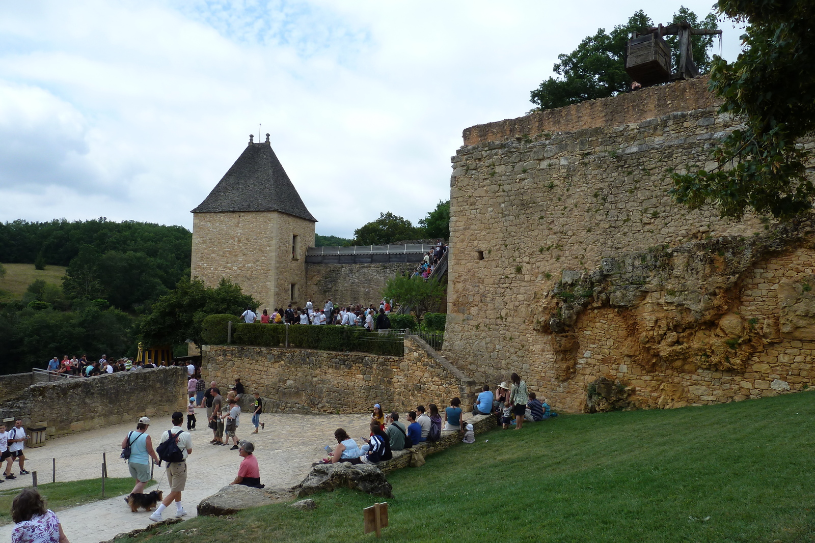 Picture France Castelnaud castle 2010-08 39 - Map Castelnaud castle