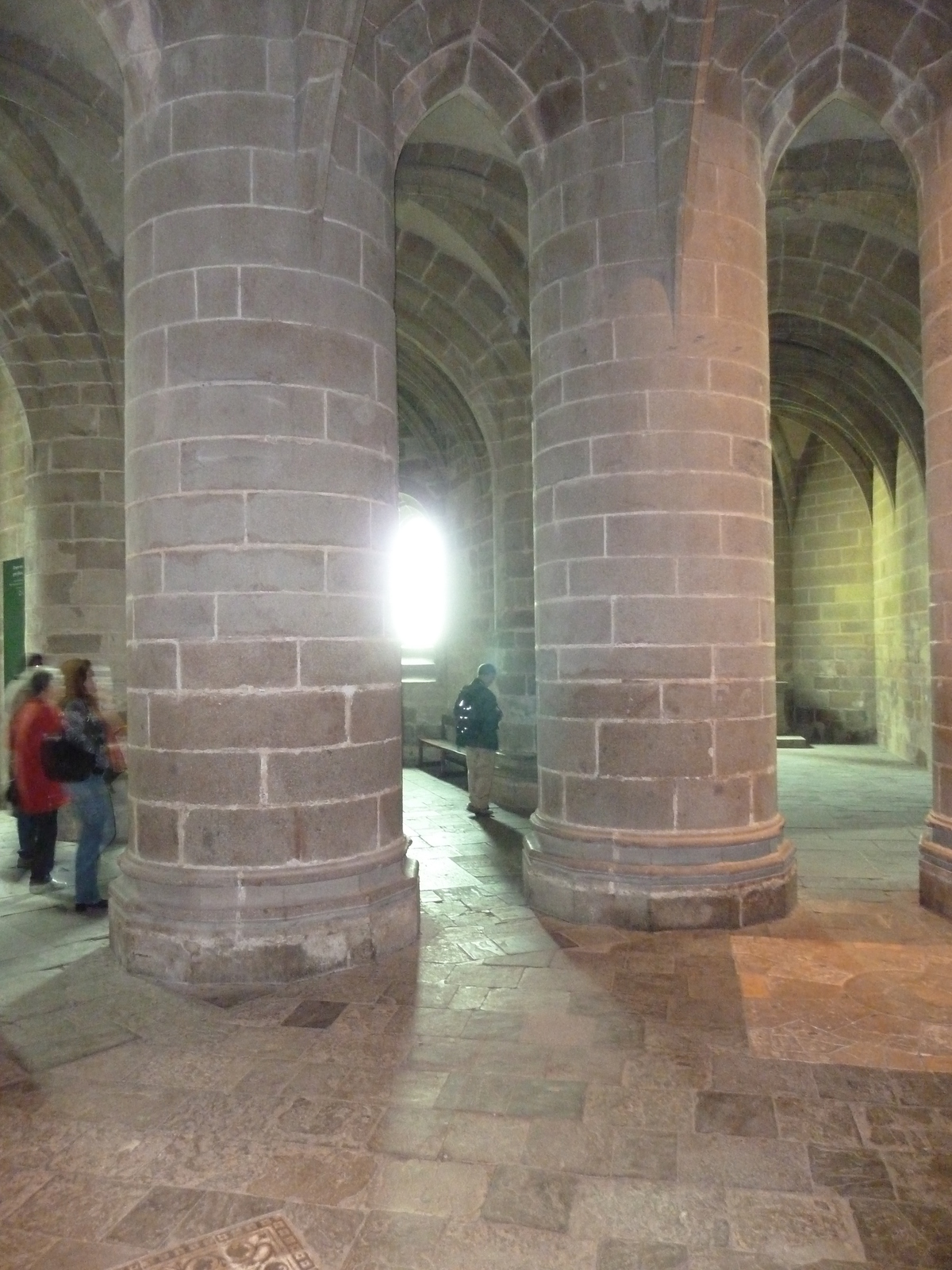 Picture France Mont St Michel Mont St Michel Abbey 2010-04 33 - Perspective Mont St Michel Abbey