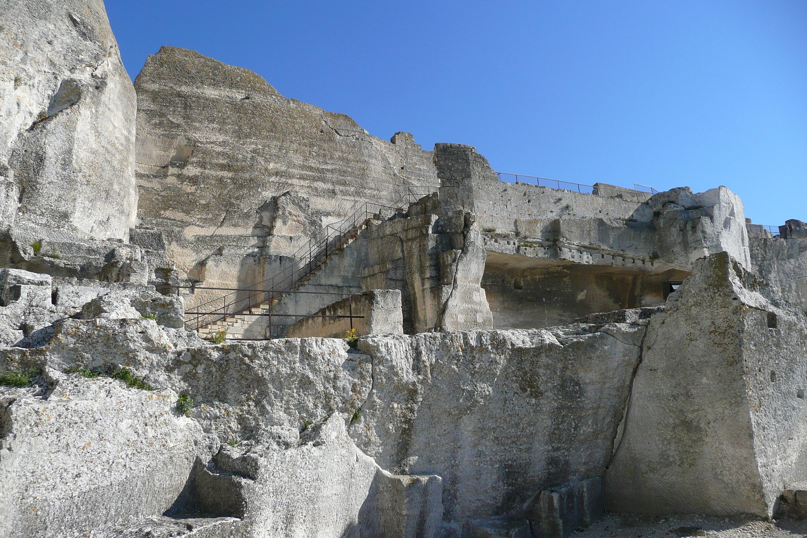 Picture France Baux de Provence Baux de Provence Castle 2008-04 149 - Perspective Baux de Provence Castle