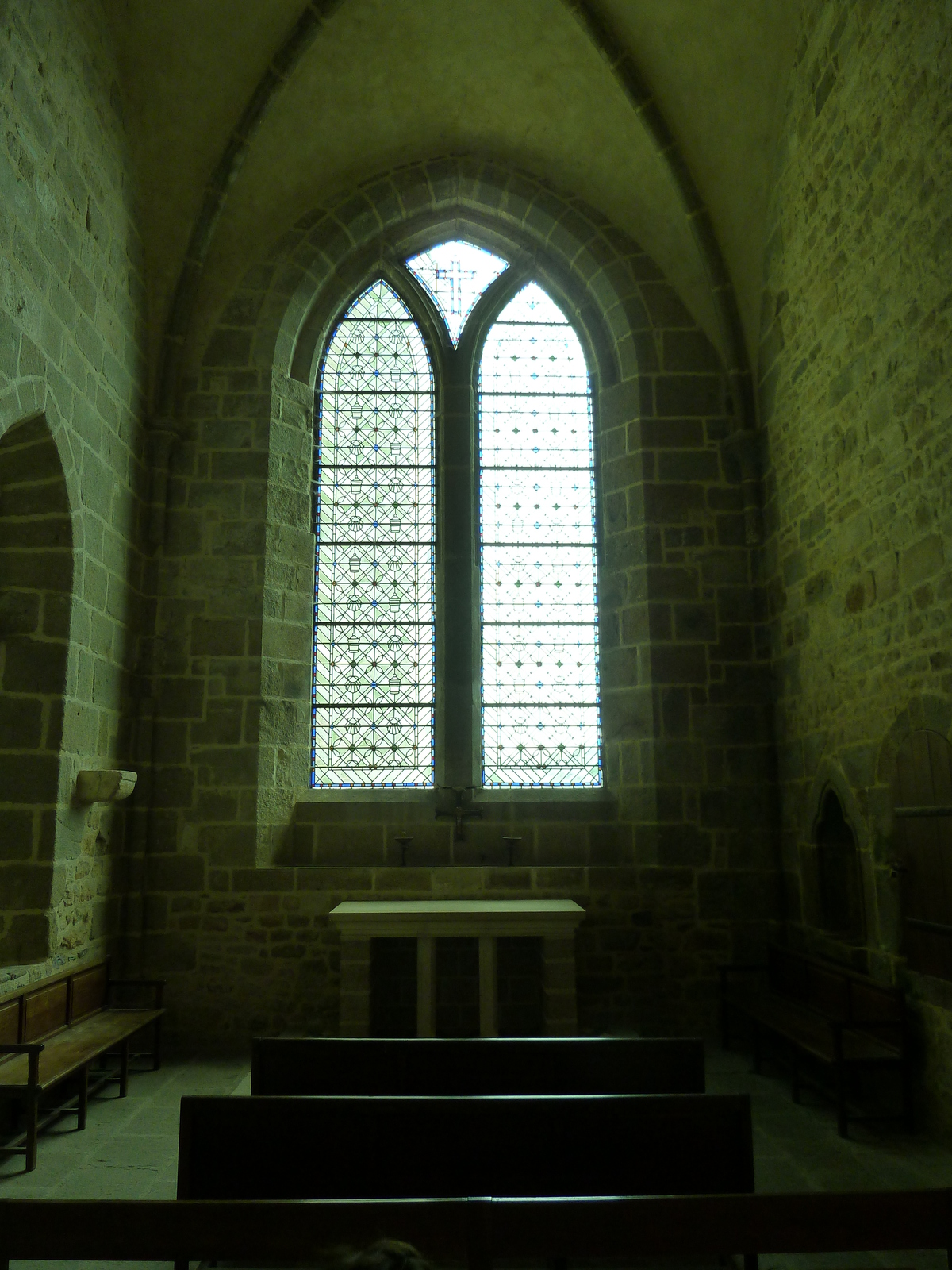 Picture France Mont St Michel Mont St Michel Abbey 2010-04 136 - Flights Mont St Michel Abbey