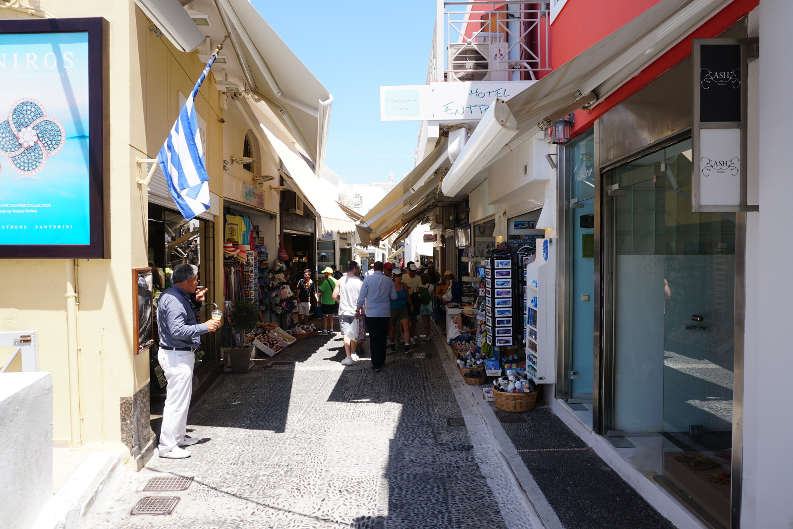 Picture Greece Santorini Fira 2016-07 16 - Flight Fira