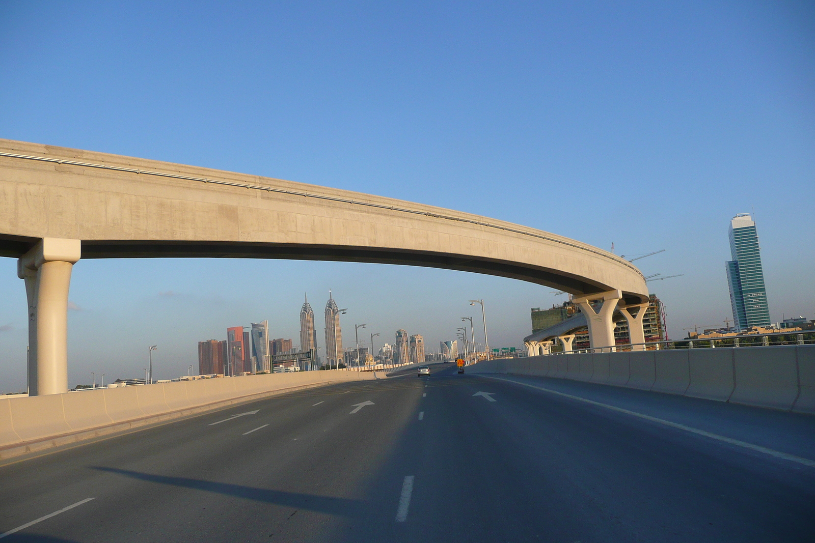 Picture United Arab Emirates Dubai Palm Jumeirah 2009-01 17 - Road Map Palm Jumeirah