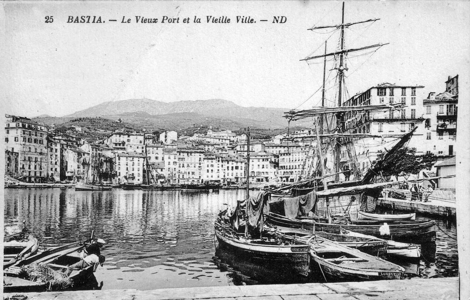 Picture France Corsica Old Postcards bastia 1900-01 171 - Map bastia