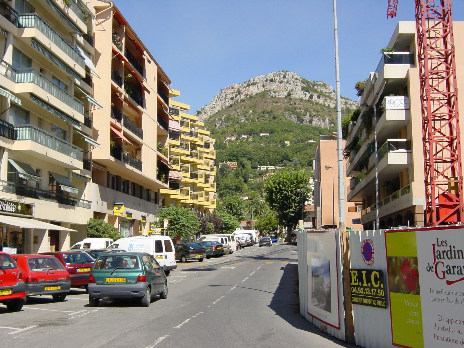 Picture France Vence 2001-09 18 - Road Vence