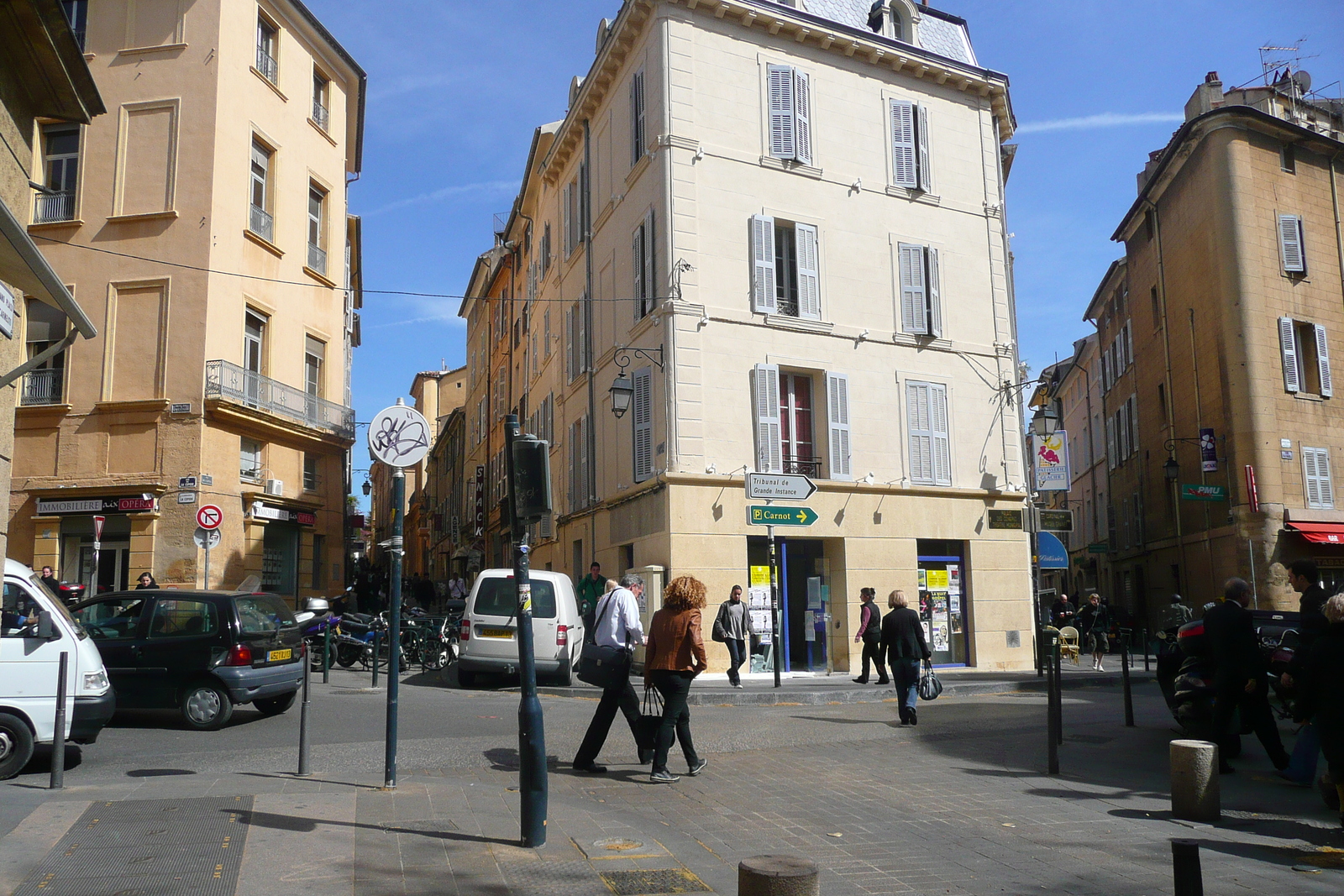 Picture France Aix en Provence Cours Mirabeau 2008-04 13 - Road Map Cours Mirabeau