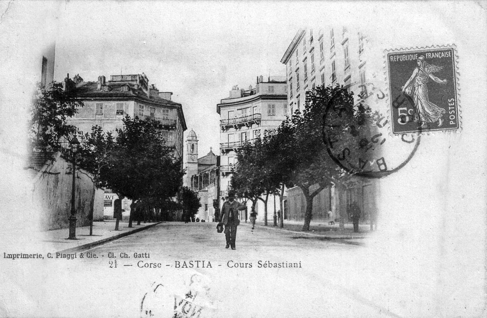 Picture France Corsica Old Postcards bastia 1900-01 18 - Sight bastia