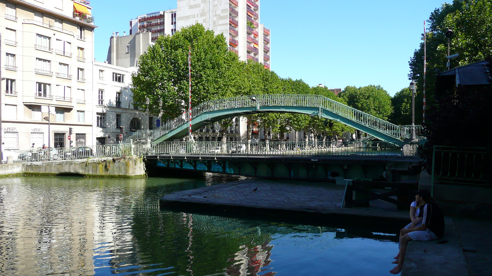 Picture France Paris Canal St Martin 2007-08 27 - Road Map Canal St Martin