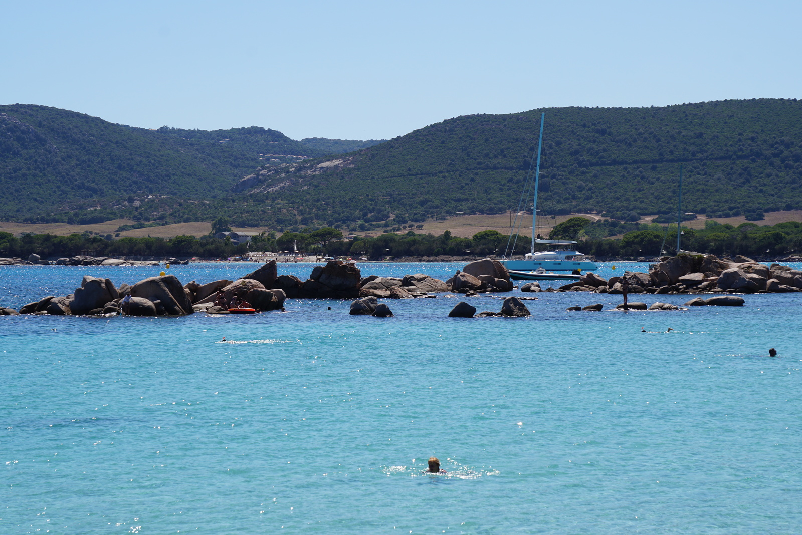 Picture France Corsica Santa Giulia Beach 2017-07 33 - Tourist Attraction Santa Giulia Beach