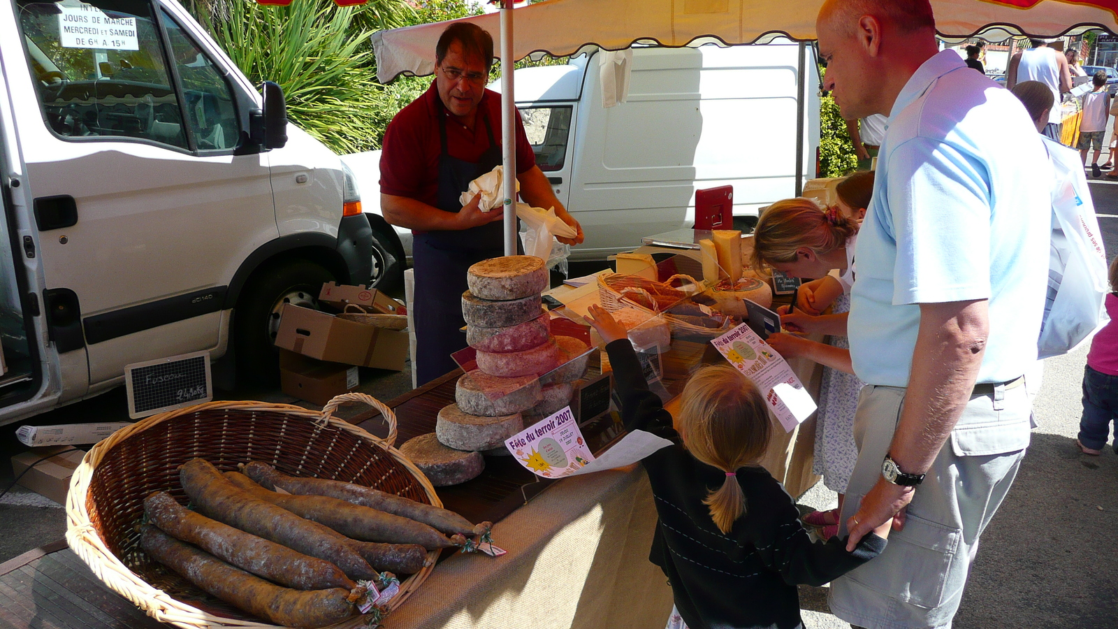 Picture France Prefailles Market in Prefailles 2007-07 17 - Store Market in Prefailles