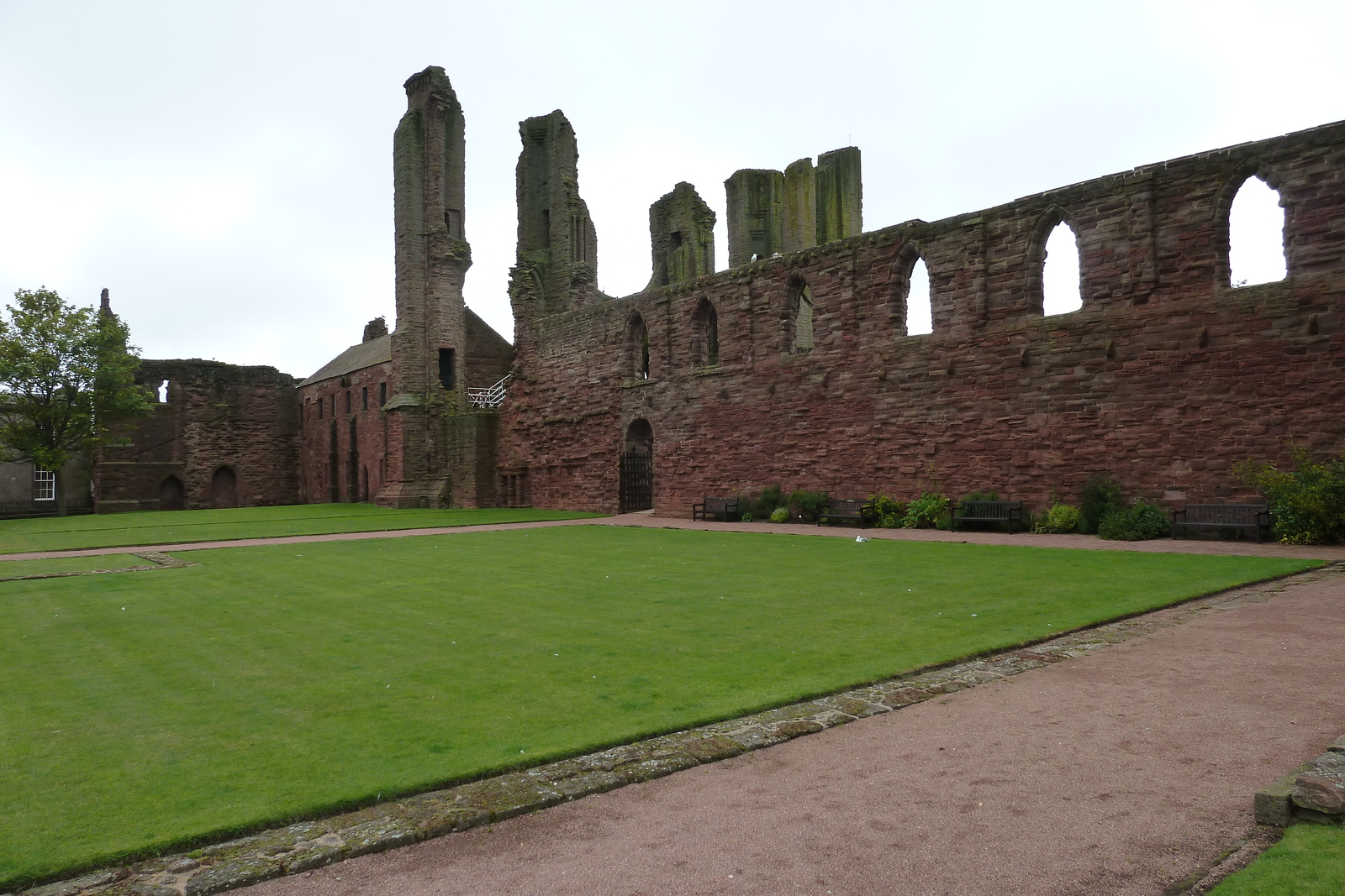 Picture United Kingdom Scotland Arbroath Abbey 2011-07 37 - Perspective Arbroath Abbey