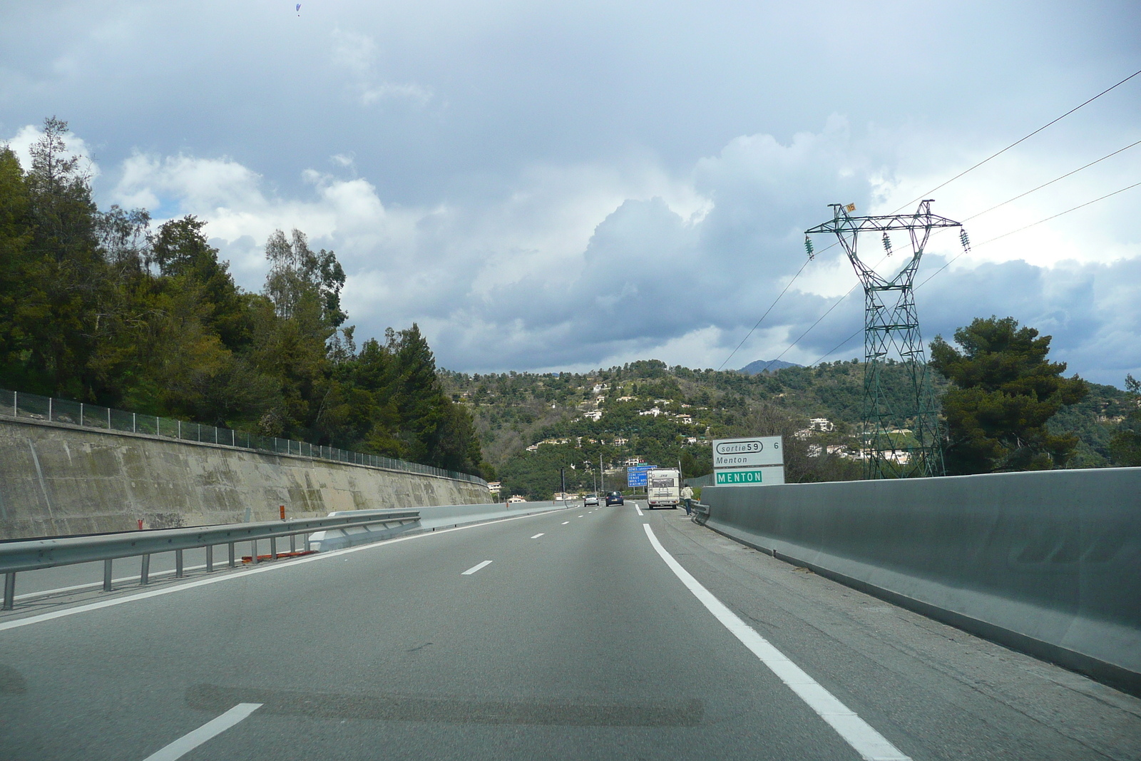 Picture France French Riviera Nice to Menton road 2008-03 27 - Perspective Nice to Menton road