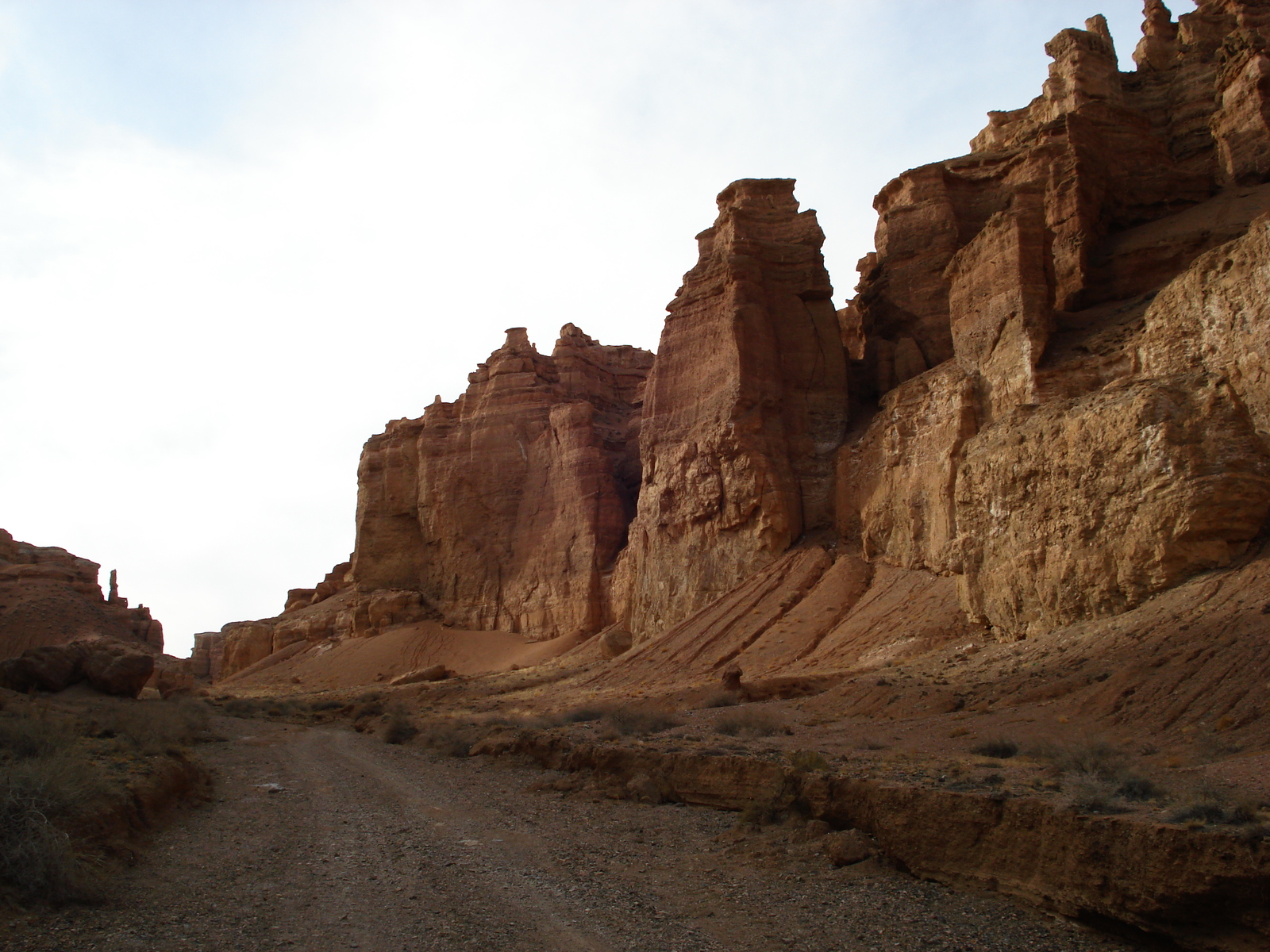 Picture Kazakhstan Charyn Canyon 2007-03 20 - Road Charyn Canyon