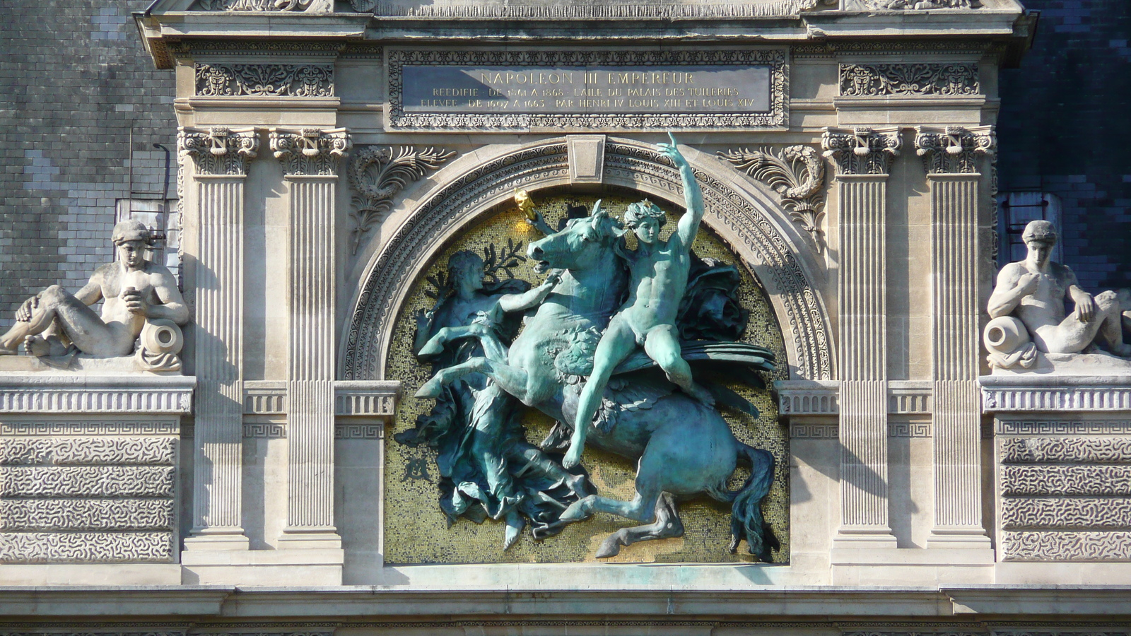 Picture France Paris Louvre Riverside facade of Louvre 2007-07 0 - Discover Riverside facade of Louvre