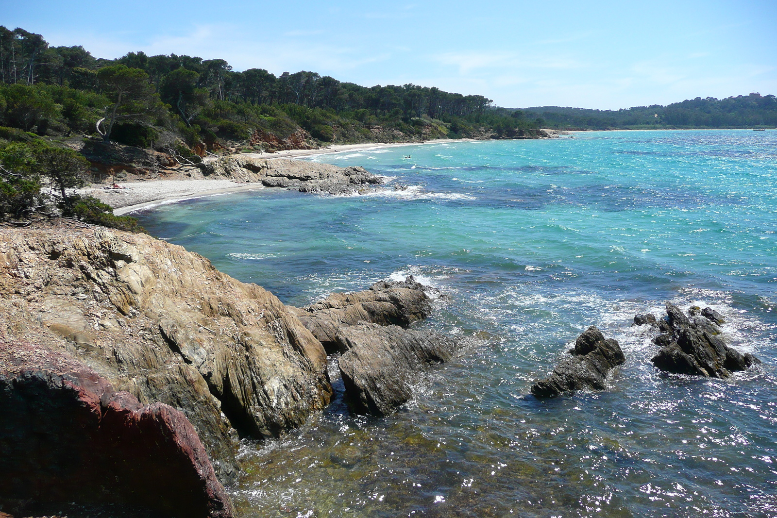 Picture France Porquerolles Island Lequin beach 2008-05 7 - Road Map Lequin beach