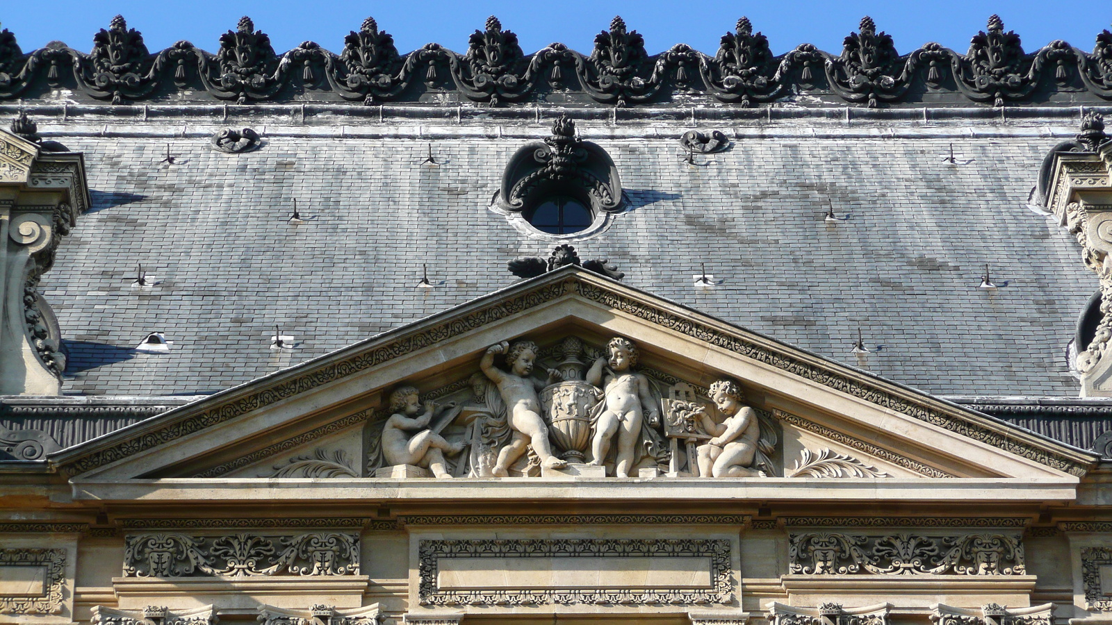 Picture France Paris Louvre Riverside facade of Louvre 2007-07 52 - Pictures Riverside facade of Louvre