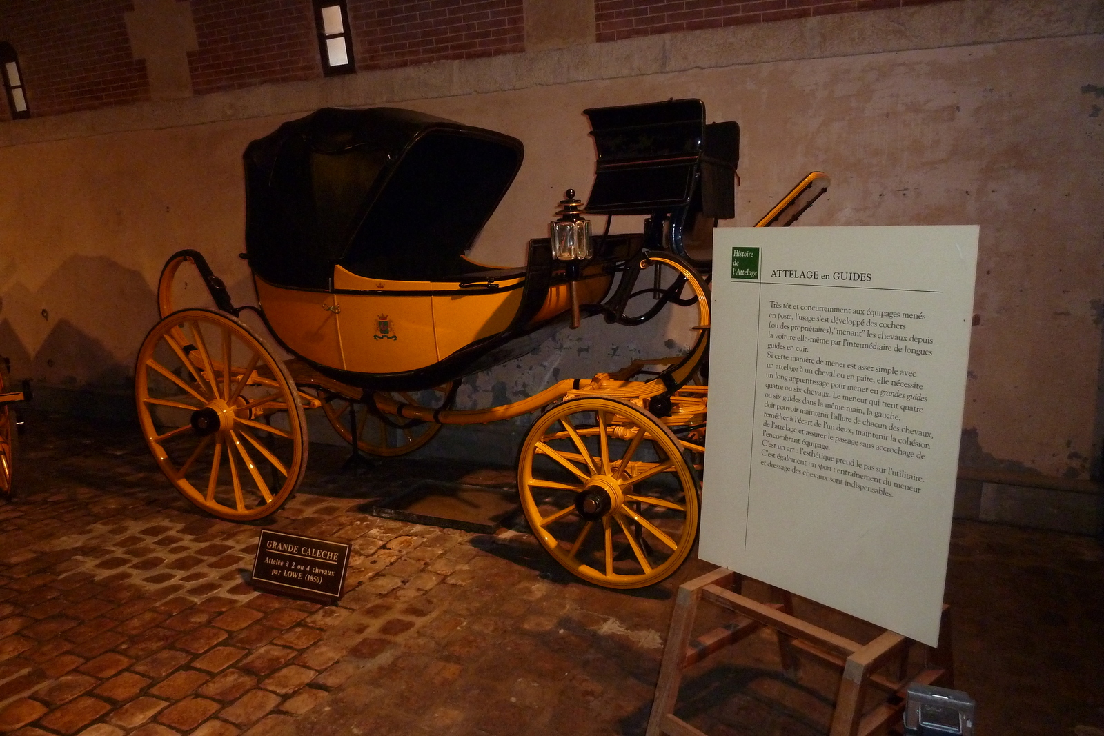 Picture France Vaux Le Vicomte Castle Horse driven carriages museum 2010-09 8 - Tourist Attraction Horse driven carriages museum