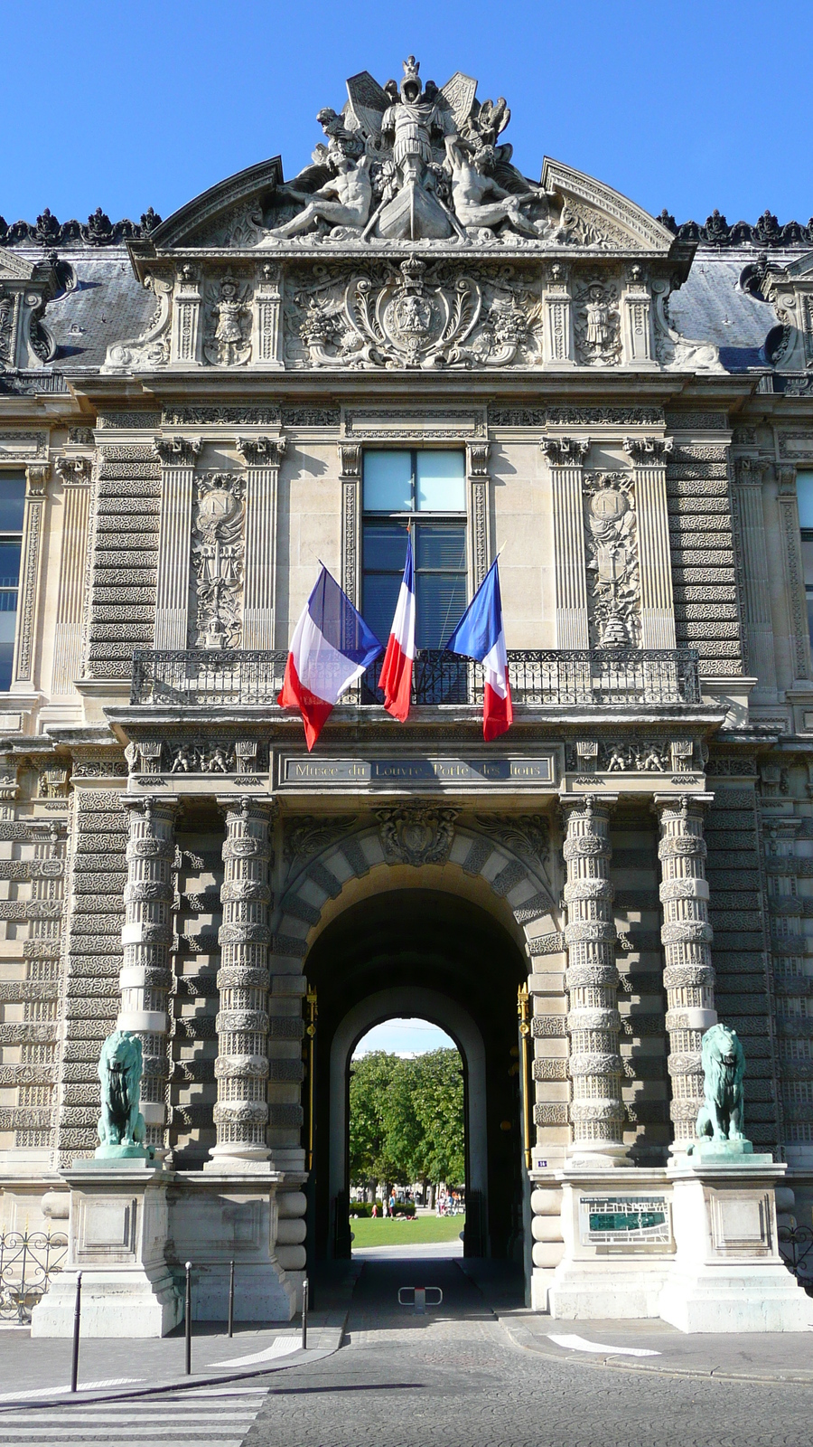 Picture France Paris Louvre Riverside facade of Louvre 2007-07 63 - Map Riverside facade of Louvre