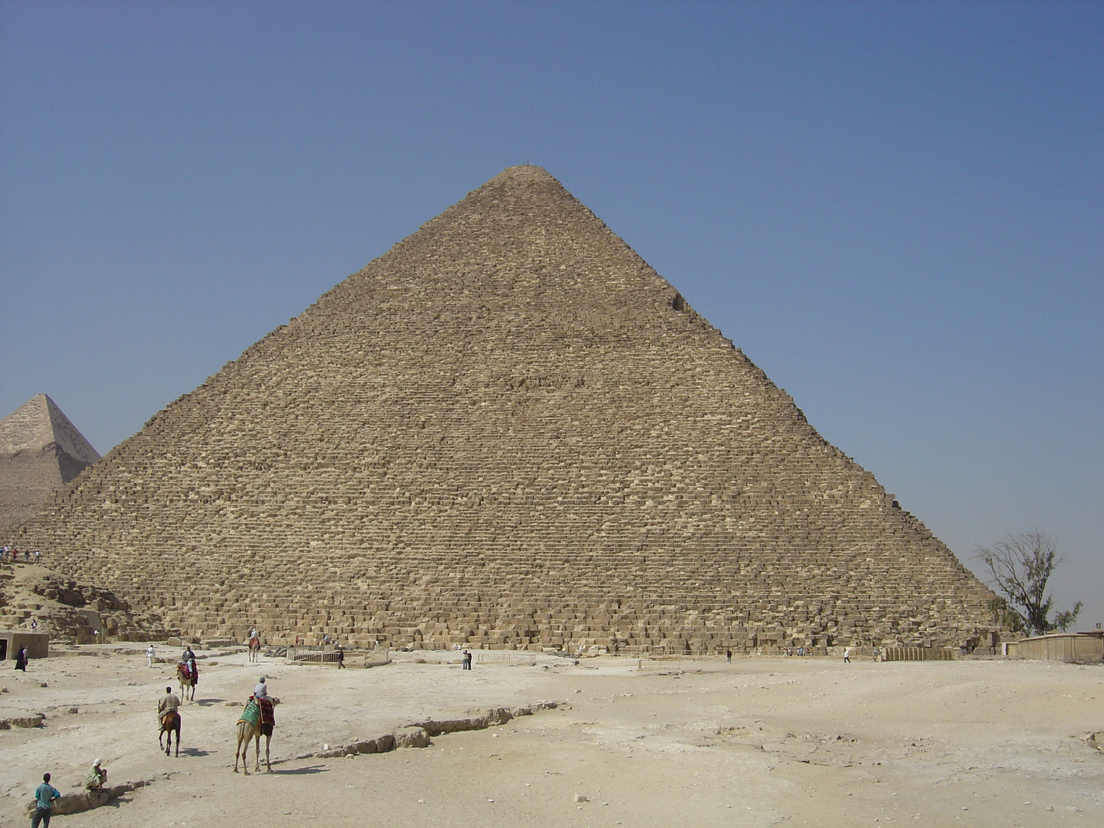 Picture Egypt Gyza Pyramids 2004-09 46 - Perspective Gyza Pyramids