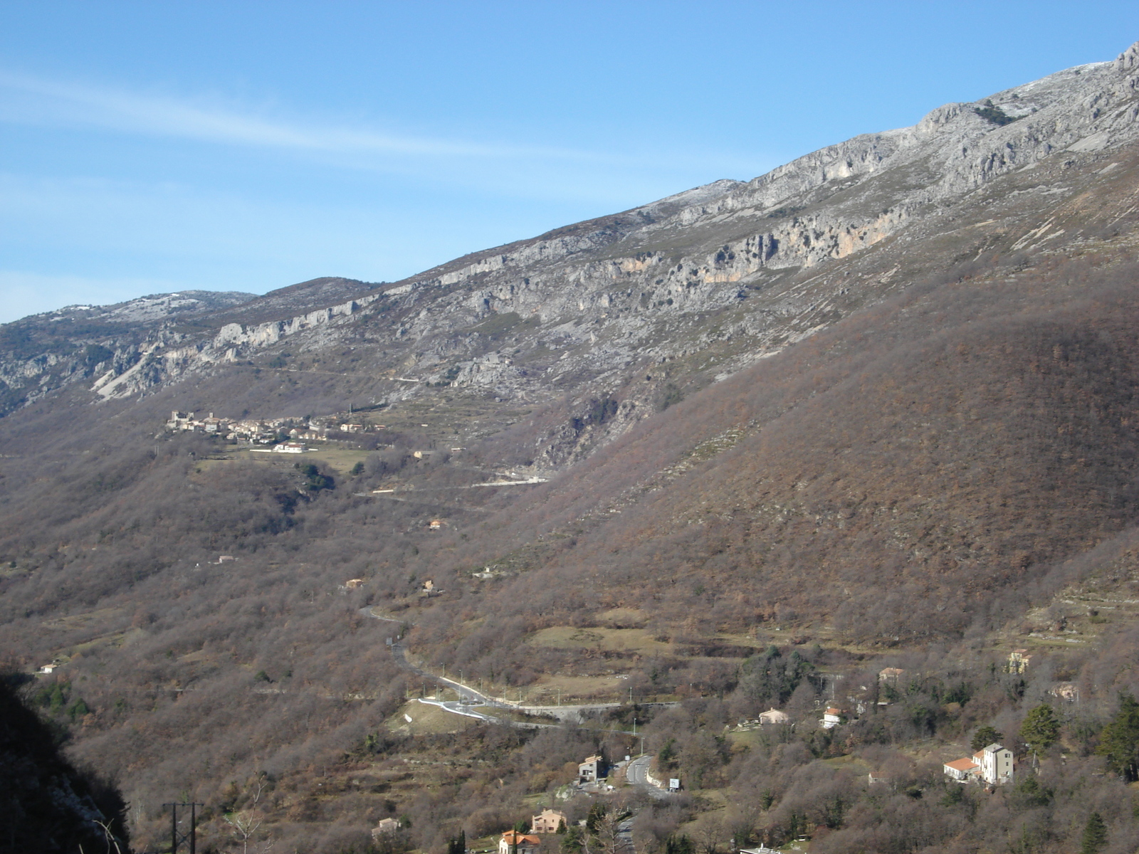 Picture France Coursegoule to Greolieres les neiges road 2007-01 82 - Perspective Coursegoule to Greolieres les neiges road