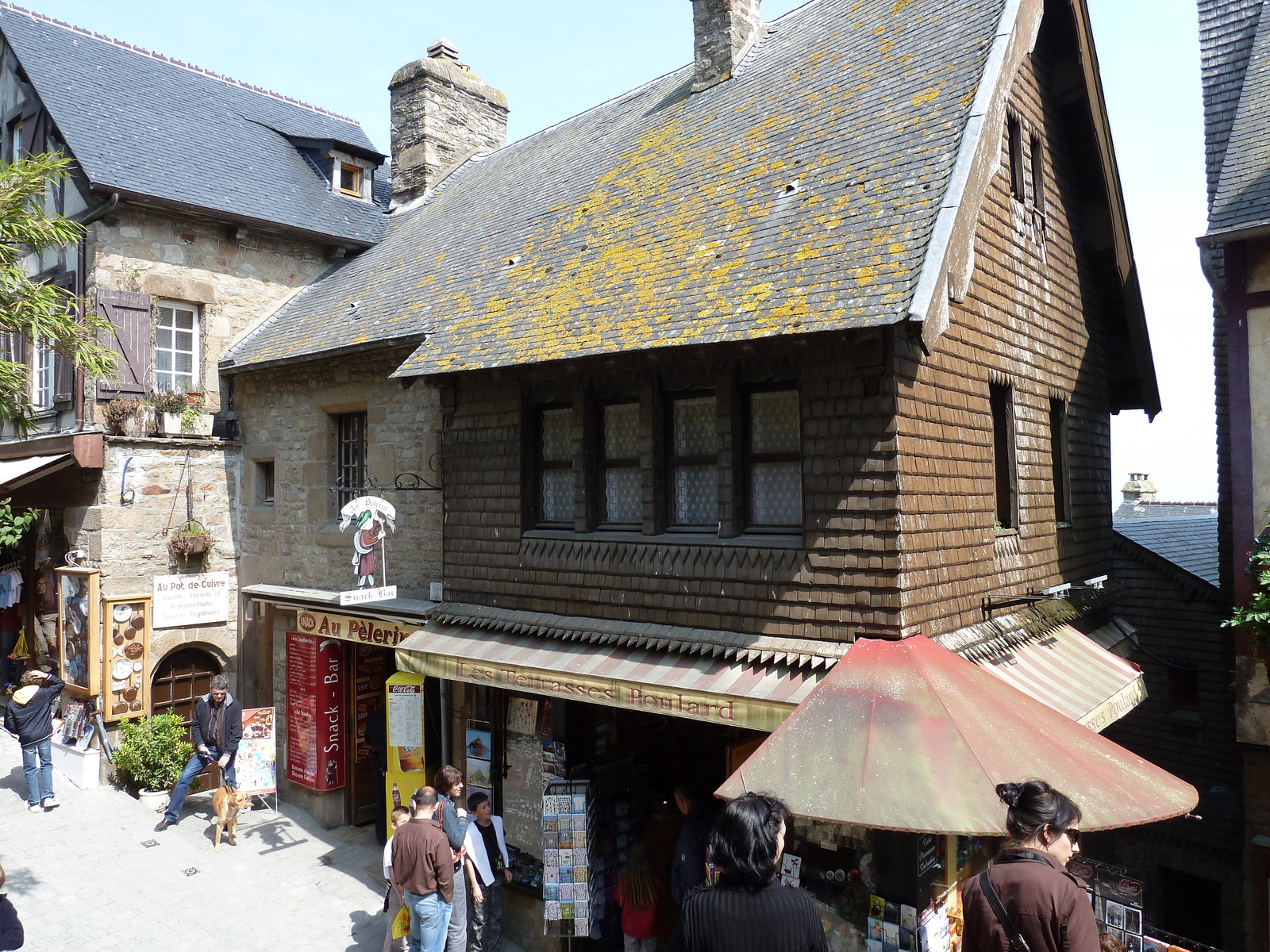 Picture France Mont St Michel Mont St Michel Village 2010-04 41 - Tourist Mont St Michel Village