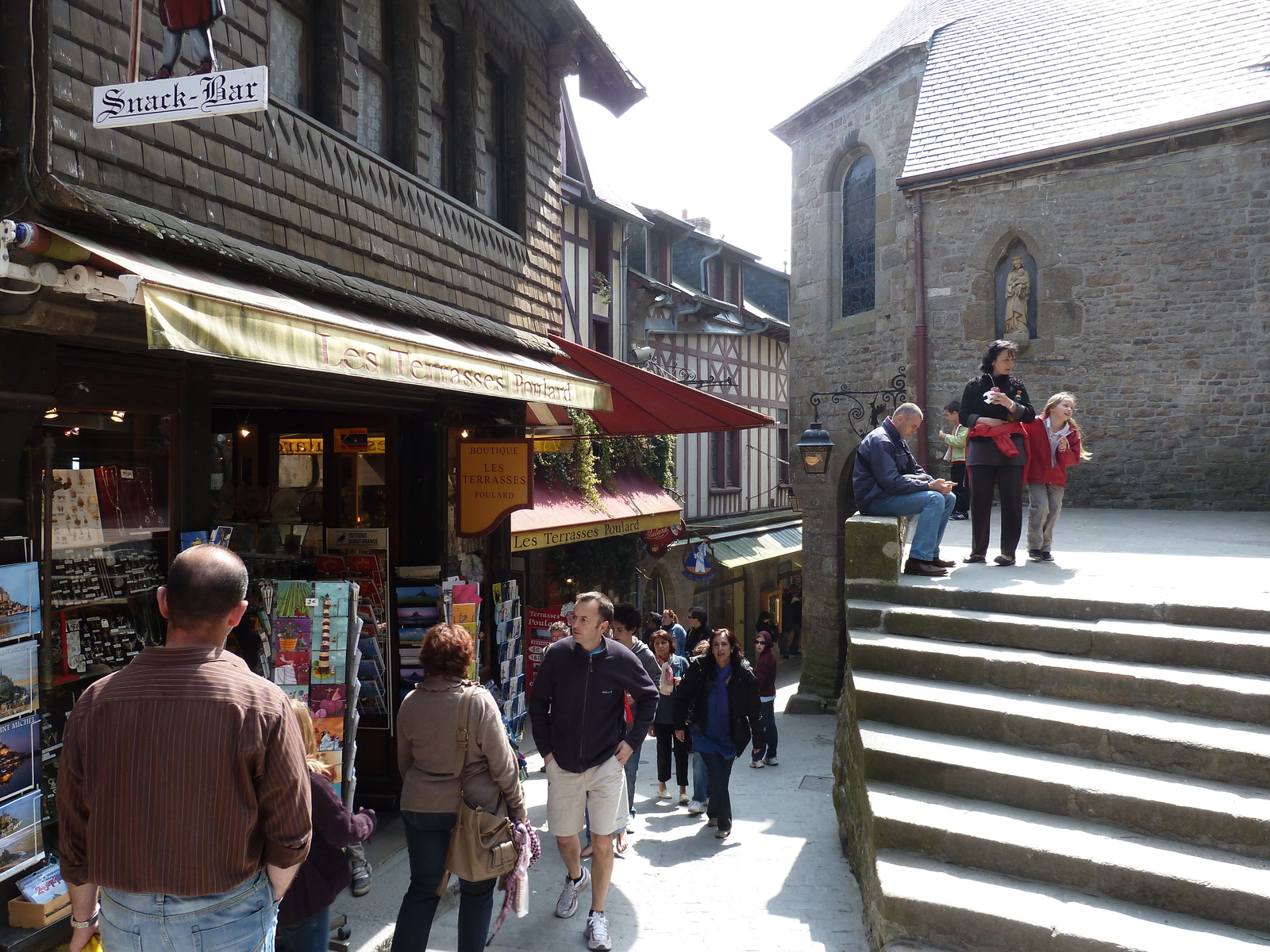 Picture France Mont St Michel Mont St Michel Village 2010-04 58 - Perspective Mont St Michel Village