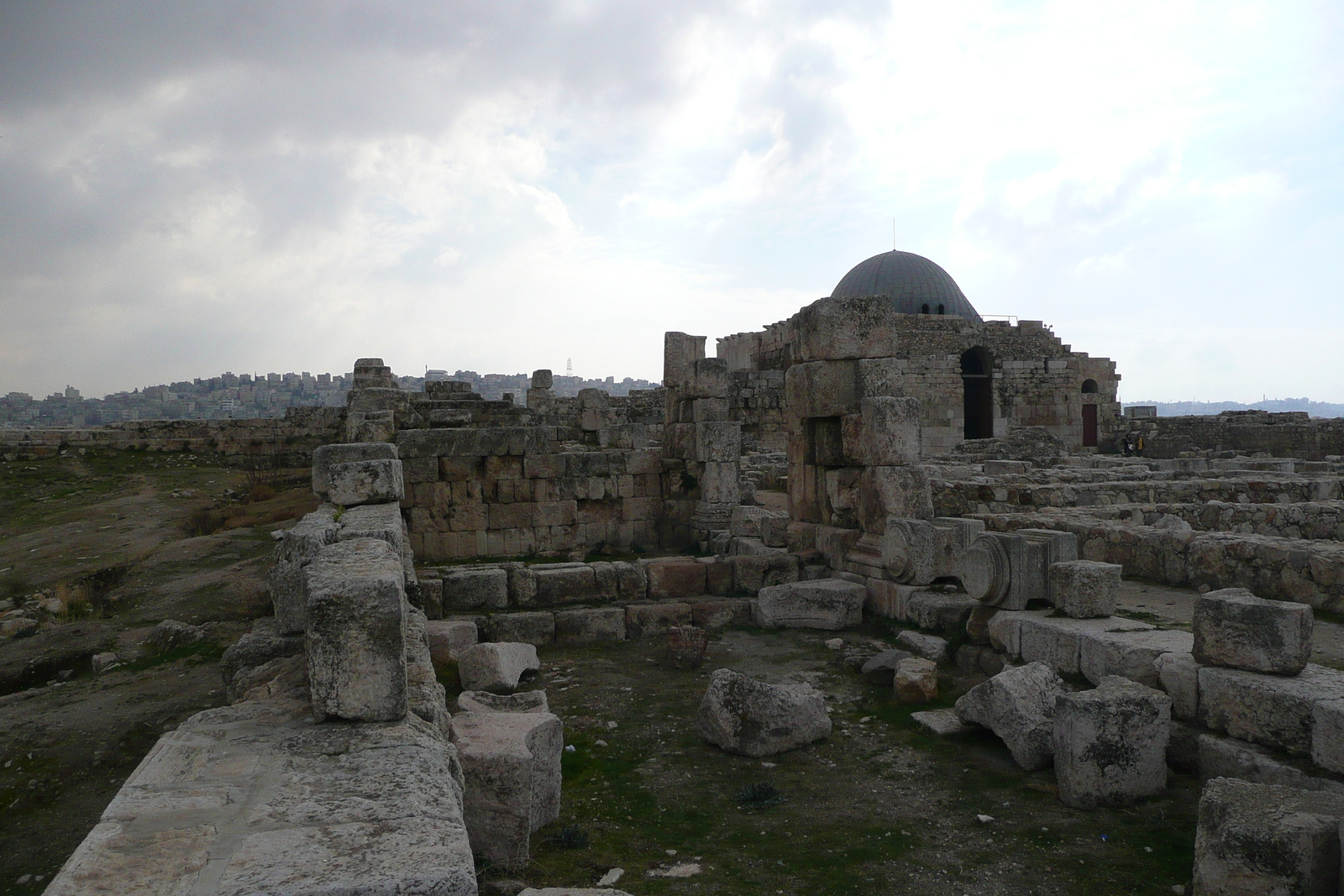 Picture Jordan Amman Amman Citadel 2007-12 21 - Road Map Amman Citadel