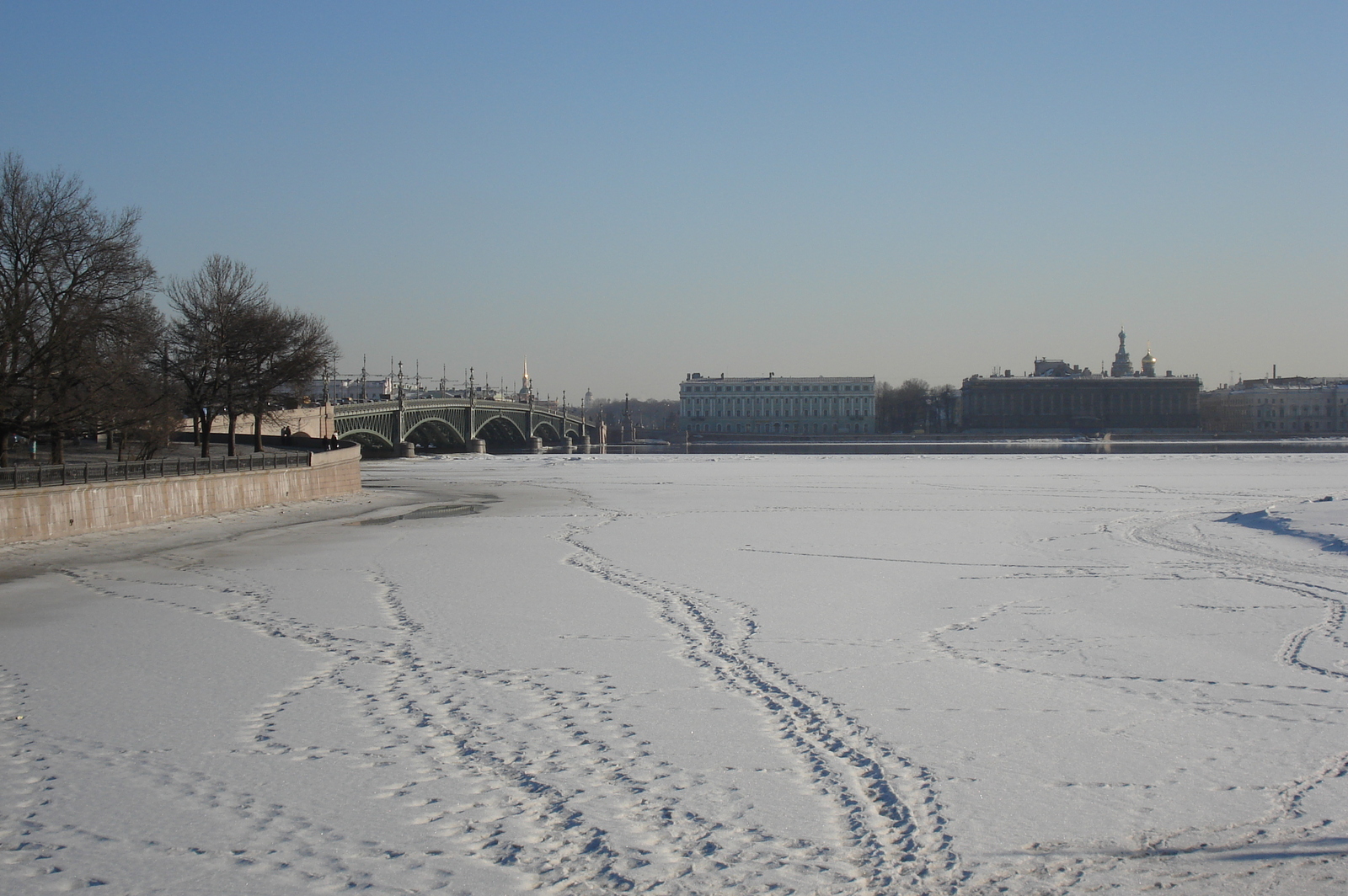 Picture Russia St Petersburg Peter and Paul fortress 2006-03 17 - Perspective Peter and Paul fortress