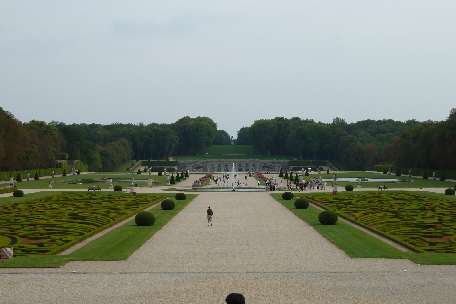 Picture France Vaux Le Vicomte Castle Vaux Le Vicomte Gardens 2010-09 34 - Perspective Vaux Le Vicomte Gardens