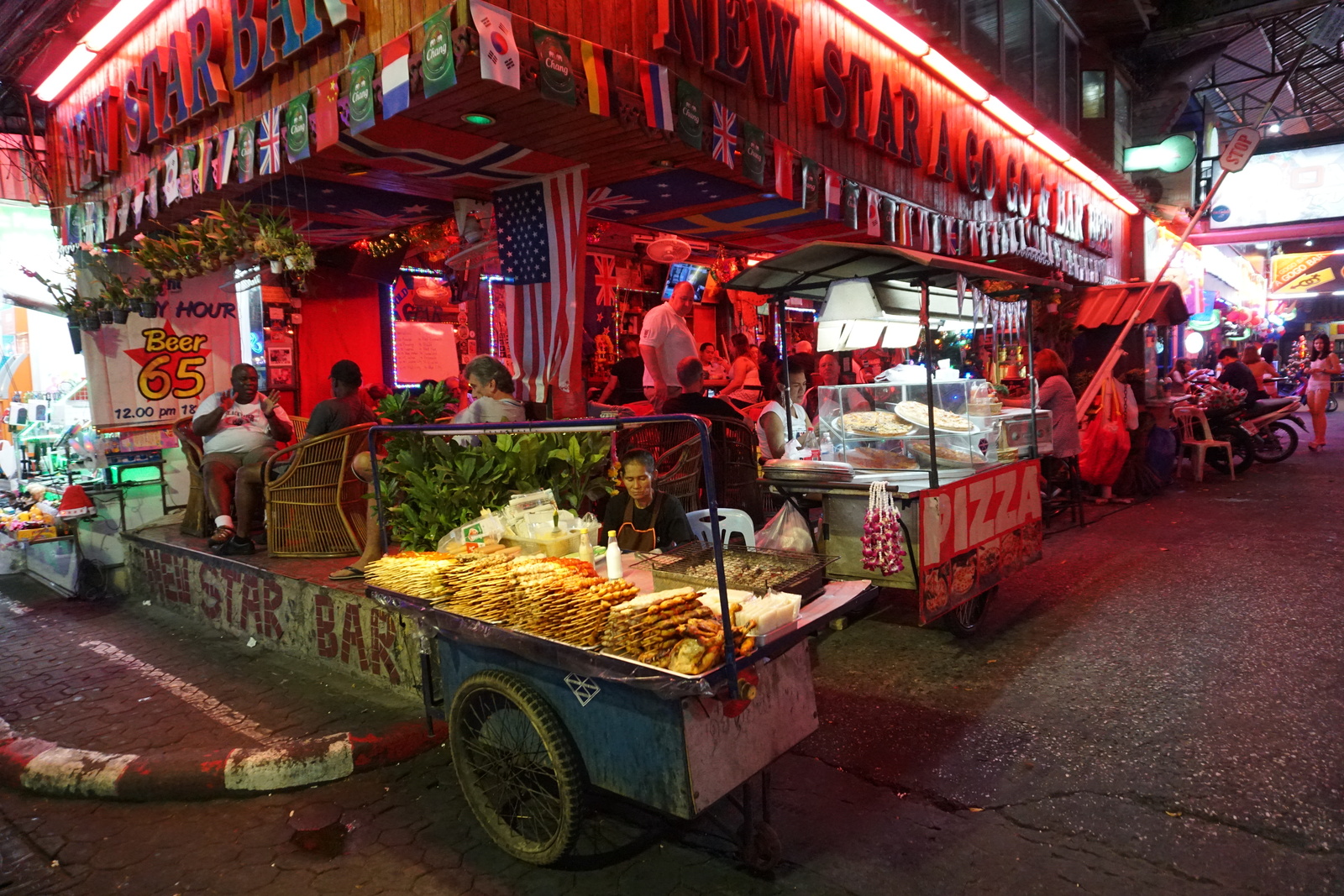 Picture Thailand Pattaya Walking street 2016-12 21 - Road Map Walking street