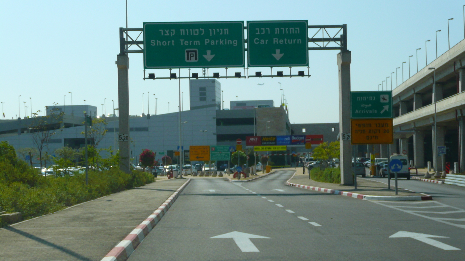 Picture Israel Ben Gurion Airport 2007-06 12 - Road Map Ben Gurion Airport