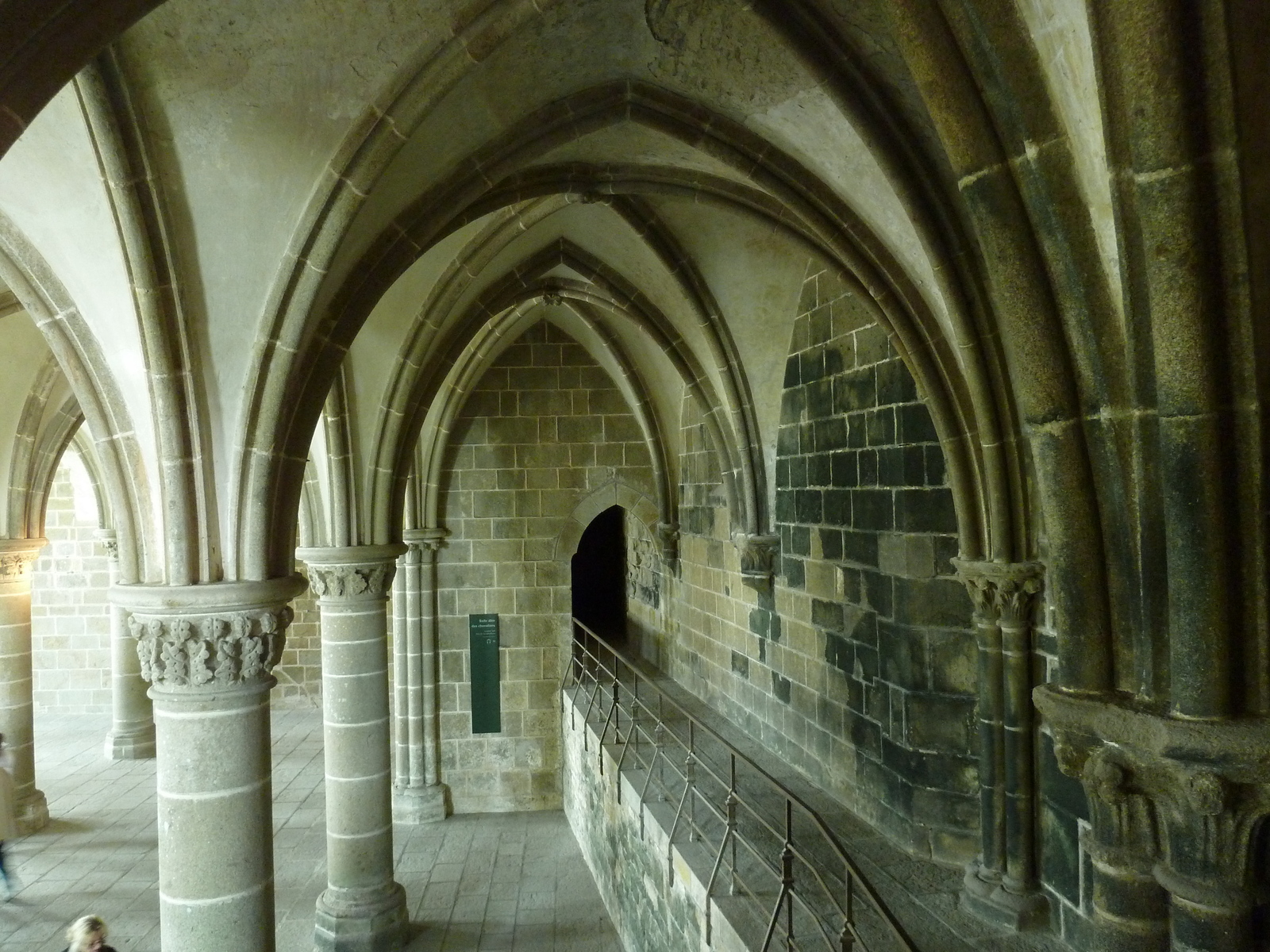 Picture France Mont St Michel Mont St Michel Abbey 2010-04 43 - Perspective Mont St Michel Abbey