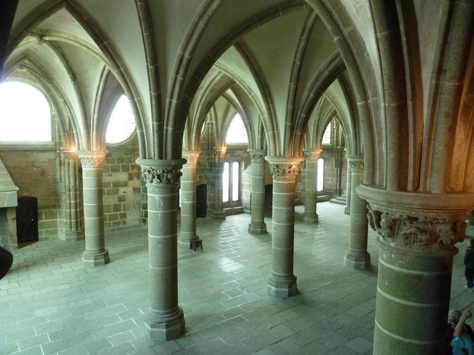 Picture France Mont St Michel Mont St Michel Abbey 2010-04 129 - Store Mont St Michel Abbey