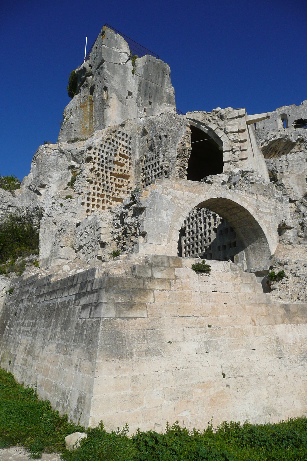 Picture France Baux de Provence Baux de Provence Castle 2008-04 20 - View Baux de Provence Castle