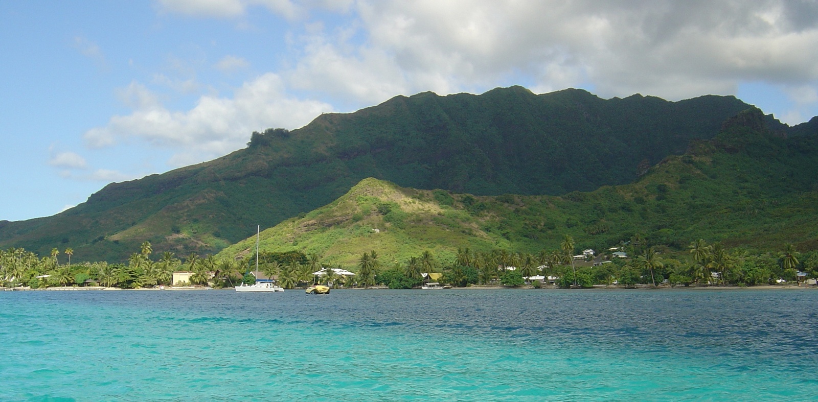 Picture Polynesia Moorea 2006-04 4 - Road Map Moorea