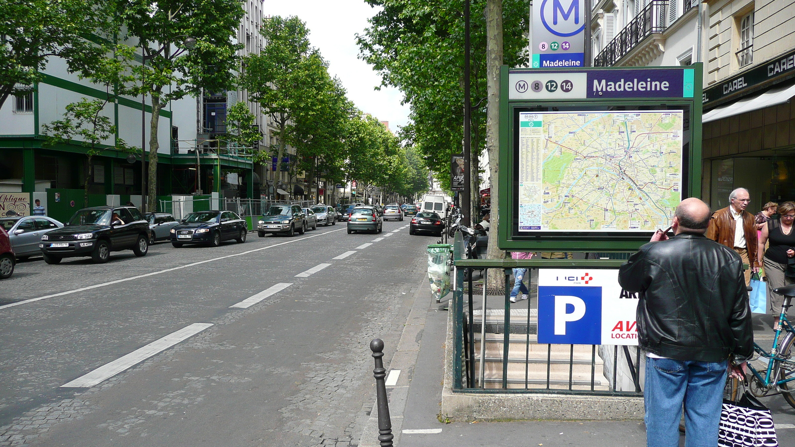 Picture France Paris 8th Arrondissement Rue Tronchet 2007-05 12 - Map Rue Tronchet