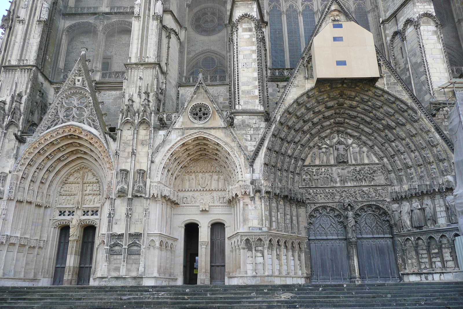 Picture France Bourges Bourges Cathedral 2008-04 37 - View Bourges Cathedral