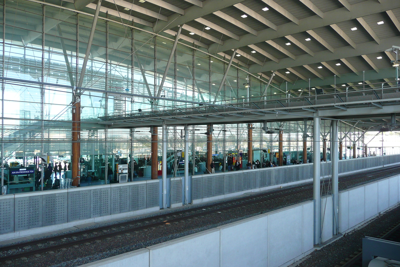 Picture France Aix en Provence TGV Train Station 2008-04 5 - Discover TGV Train Station