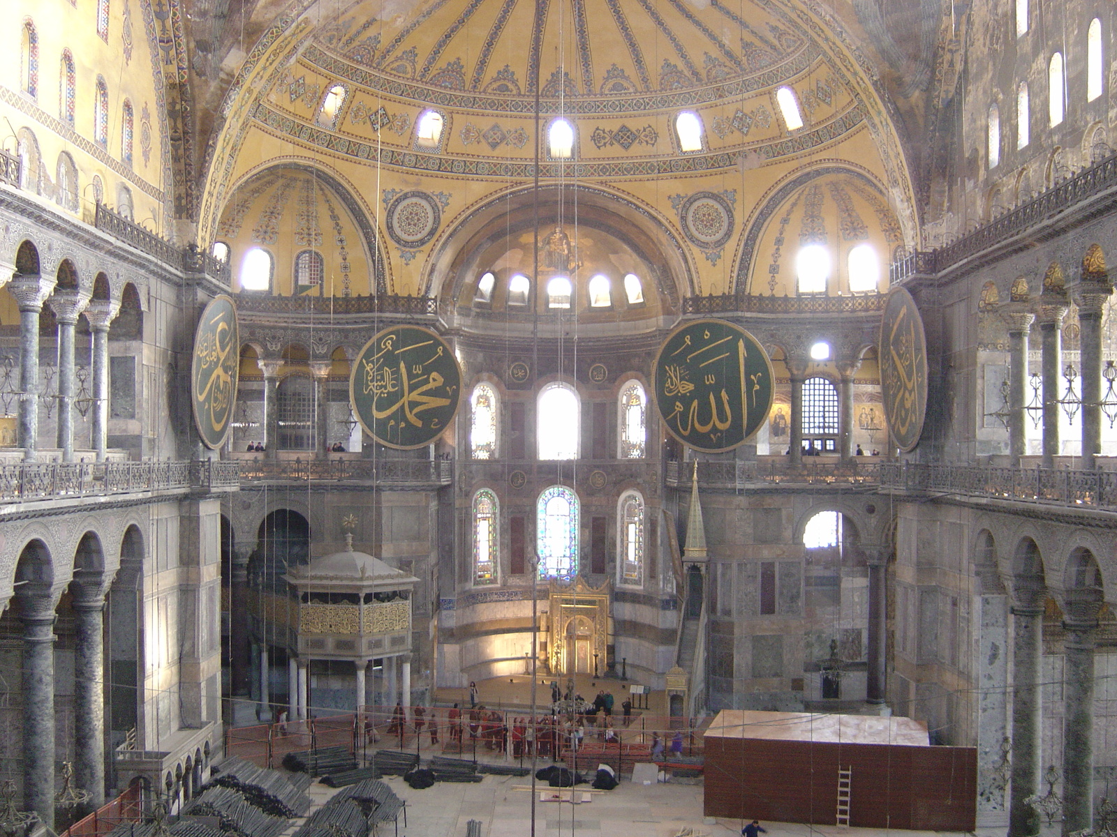 Picture Turkey Istanbul Ayasofya 2004-12 35 - Map Ayasofya