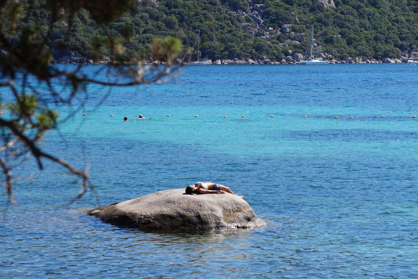 Picture France Corsica Santa Giulia Beach 2017-07 19 - Perspective Santa Giulia Beach