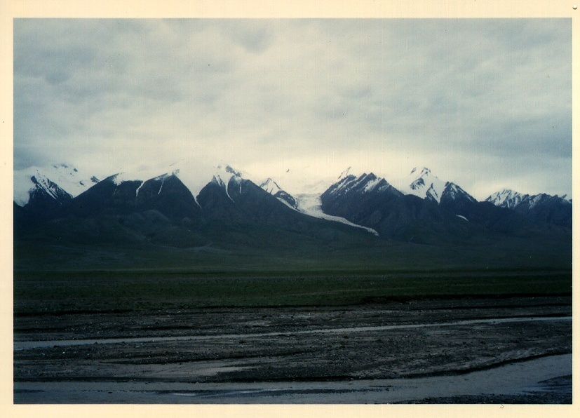 Picture Tibet Road Golmut to Lhasa 1994-07 10 - Map Road Golmut to Lhasa