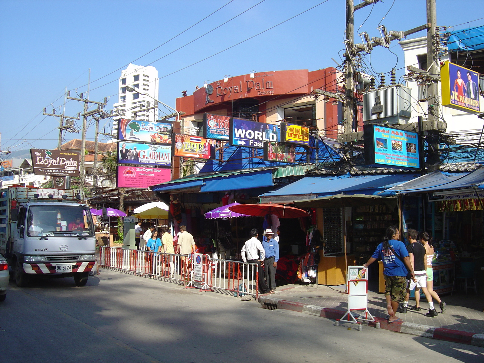 Picture Thailand Phuket Patong Beach Road 2005-12 1 - Discover Beach Road