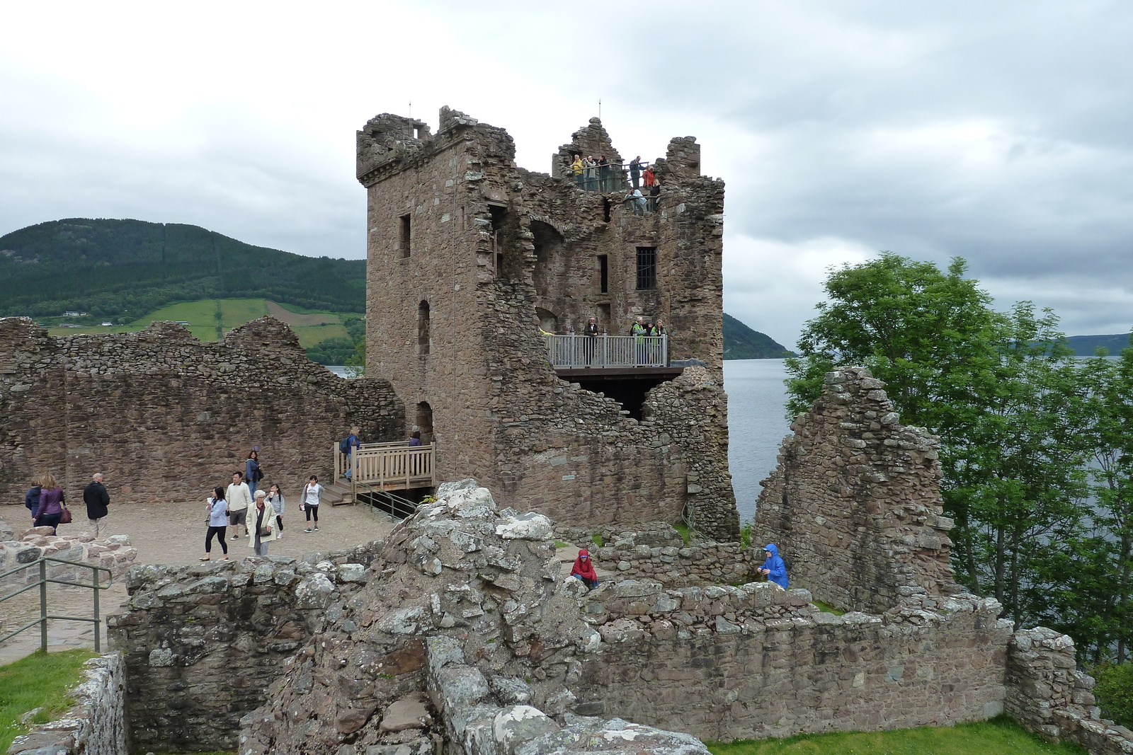 Picture United Kingdom Scotland Urquhart Castle (Loch Ness) 2011-07 52 - Views Urquhart Castle (Loch Ness)