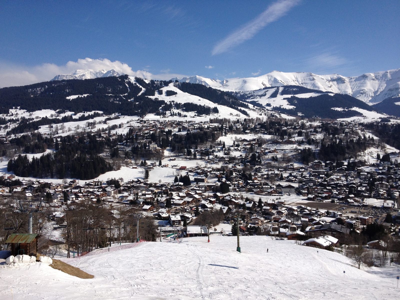 Picture France Megeve Le Jaillet 2012-02 24 - View Le Jaillet