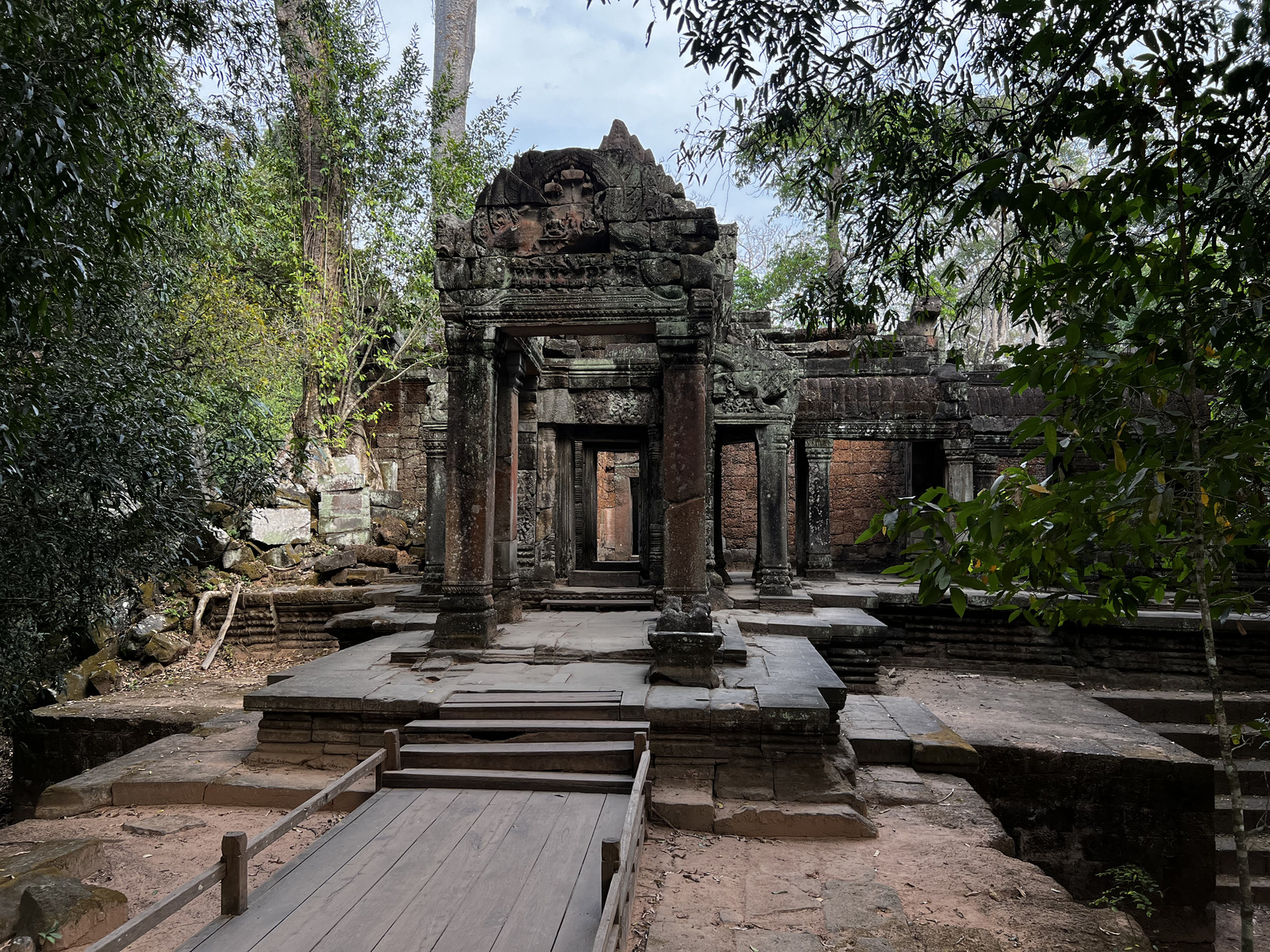 Picture Cambodia Siem Reap Ta Prohm 2023-01 31 - Road Map Ta Prohm