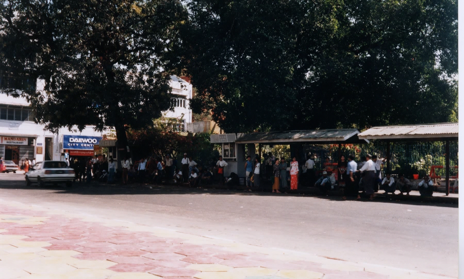 Picture Myanmar Yangon 1998-01 11 - Road Map Yangon