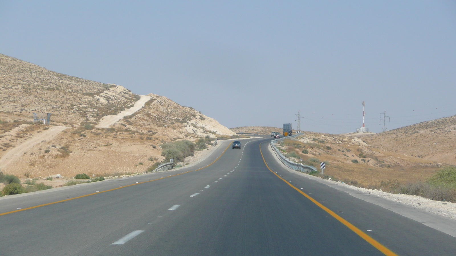 Picture Israel Ashkelon to Arad road 2007-06 19 - Perspective Ashkelon to Arad road